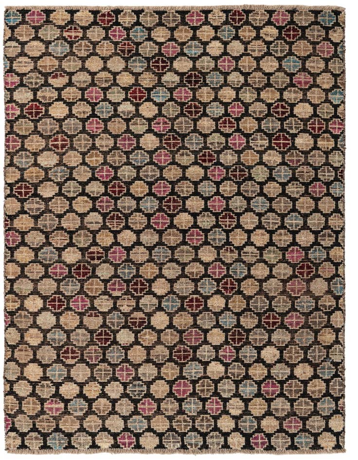 Detail image of 5' x 8' Hand Knotted Darya Wool Rug