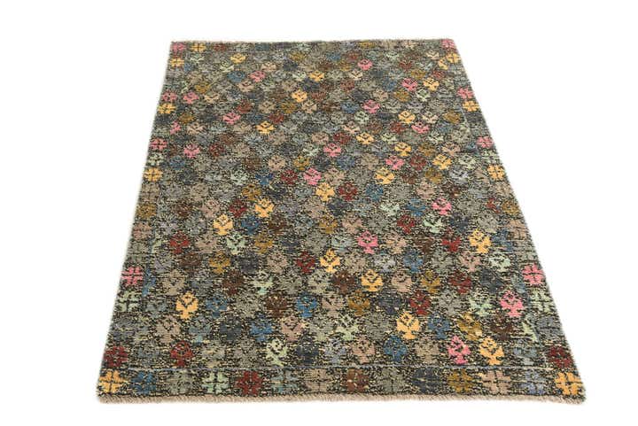 4' 1 x 6' Hand Knotted Darya Wool Rug