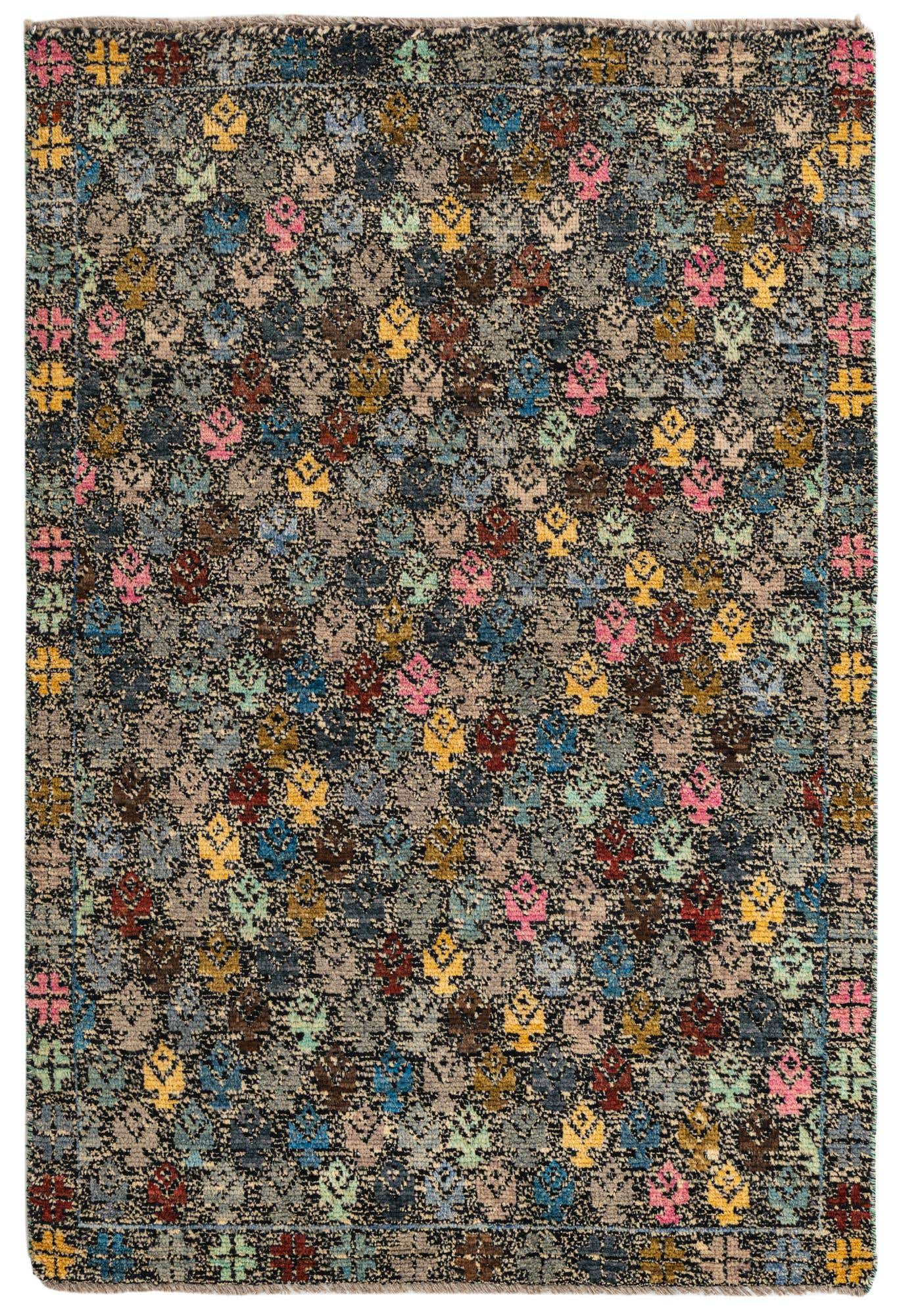 4' 1 x 6' Hand Knotted Darya Wool Rug