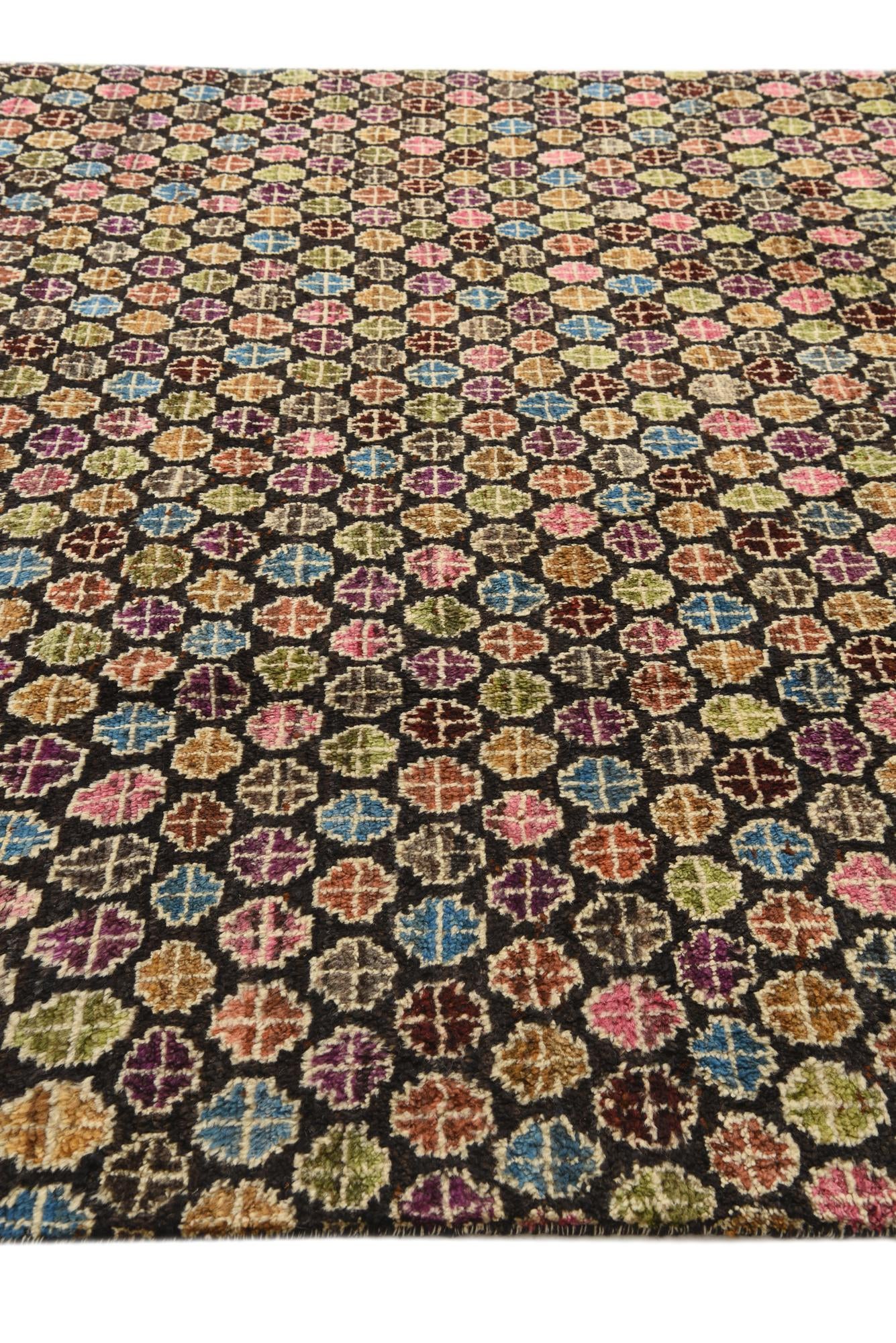 9' x 12' 3 Hand Knotted Darya Wool Rug