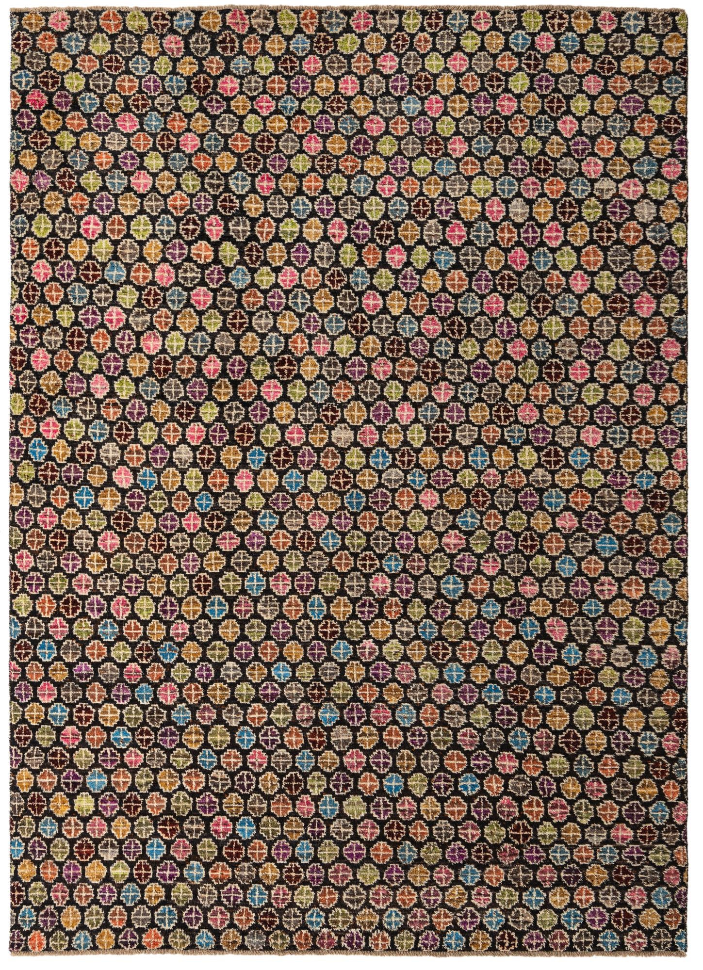 9' x 12' 3 Hand Knotted Darya Wool Rug