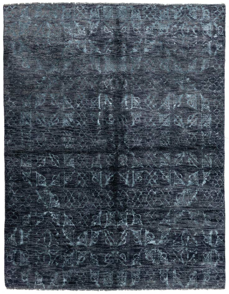 Detail image of 5' 10 x 8' 5 Hand Knotted Darya Wool Rug