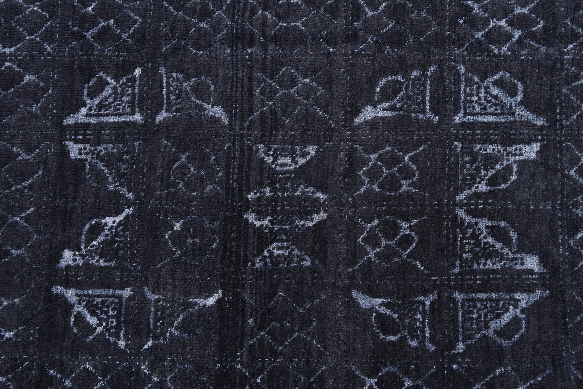 7' 8 x 10' Hand Knotted Darya Wool Rug