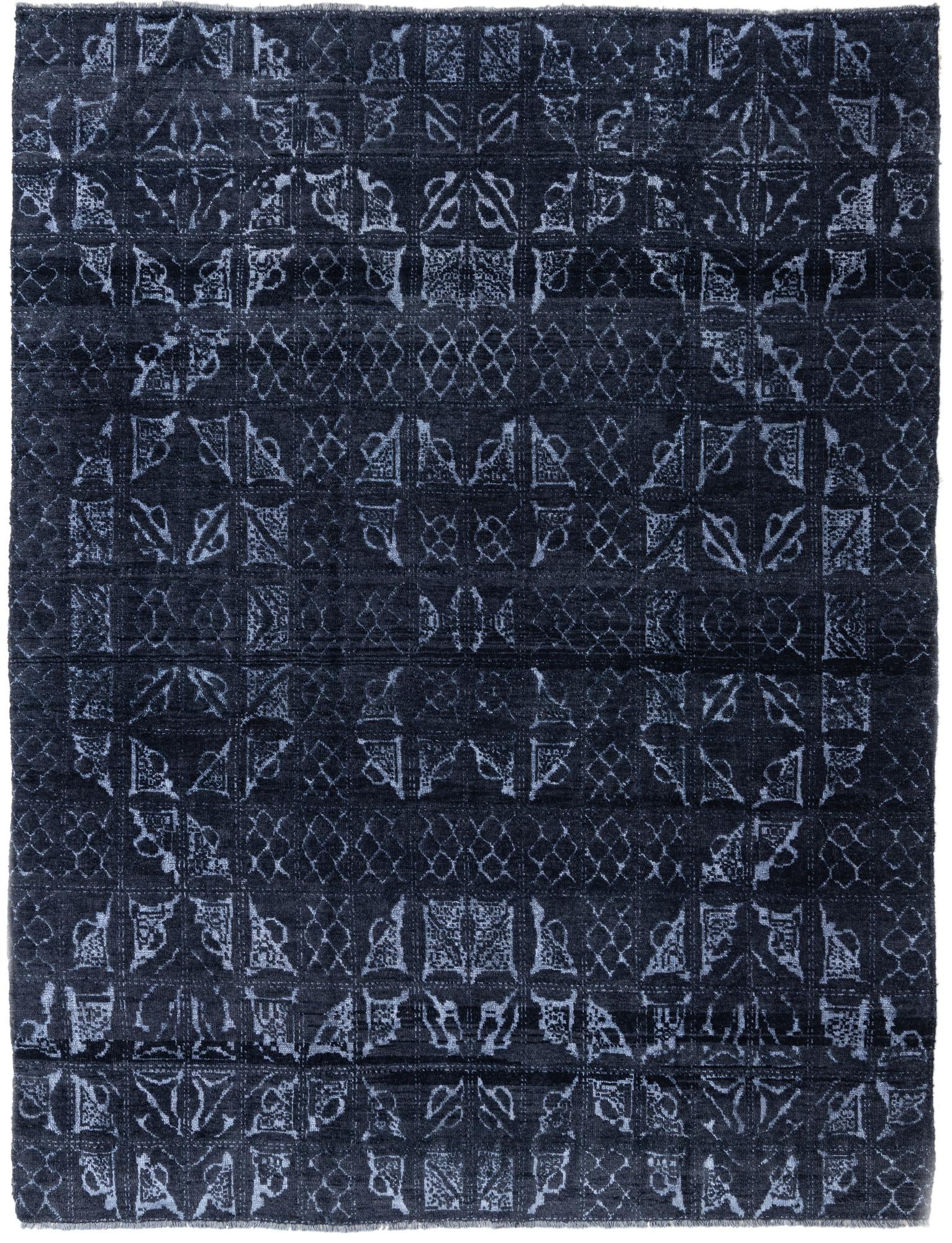 7' 8 x 10' Hand Knotted Darya Wool Rug
