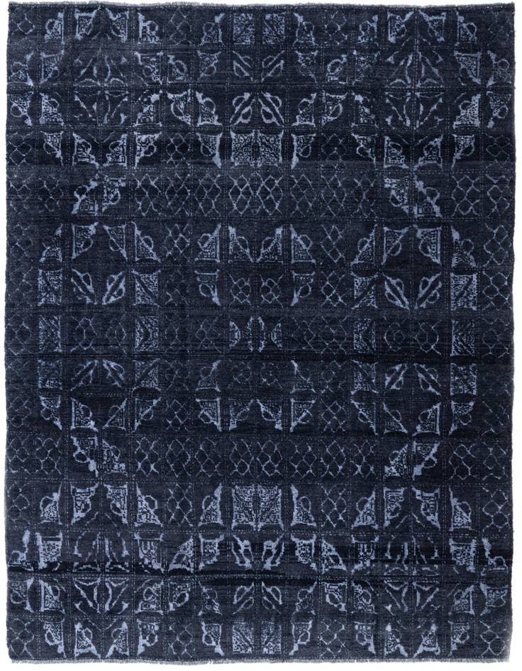 Detail image of 7' 8 x 10' Hand Knotted Darya Wool Rug