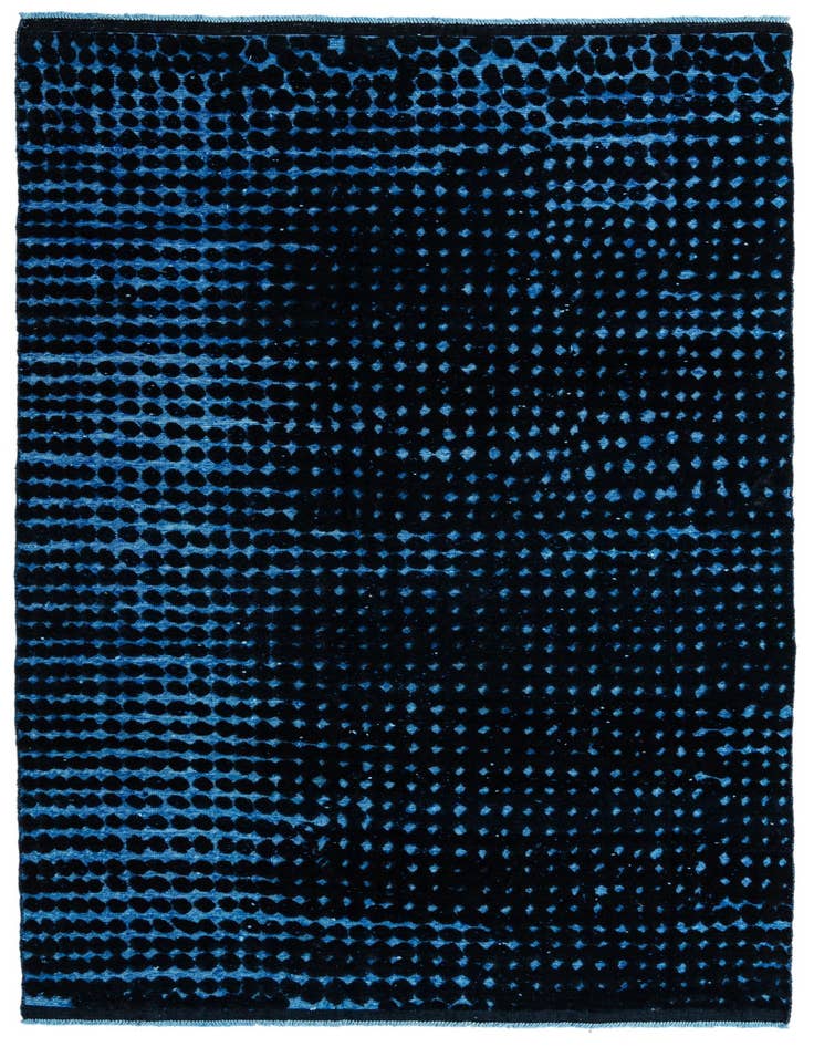 Detail image of 6' 3 x 10' 2 Hand Knotted Darya Wool Rug