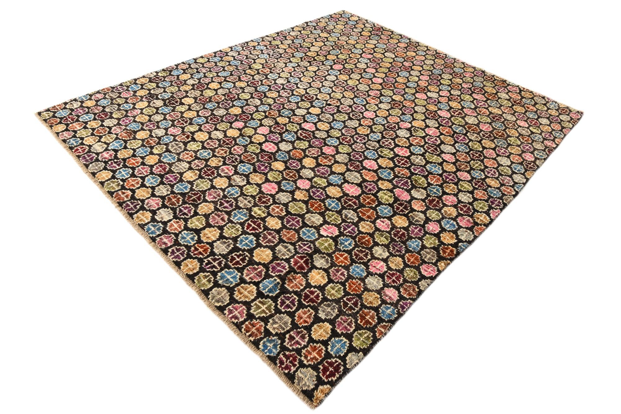 8' 2 x 10' Hand Knotted Darya Wool Rug