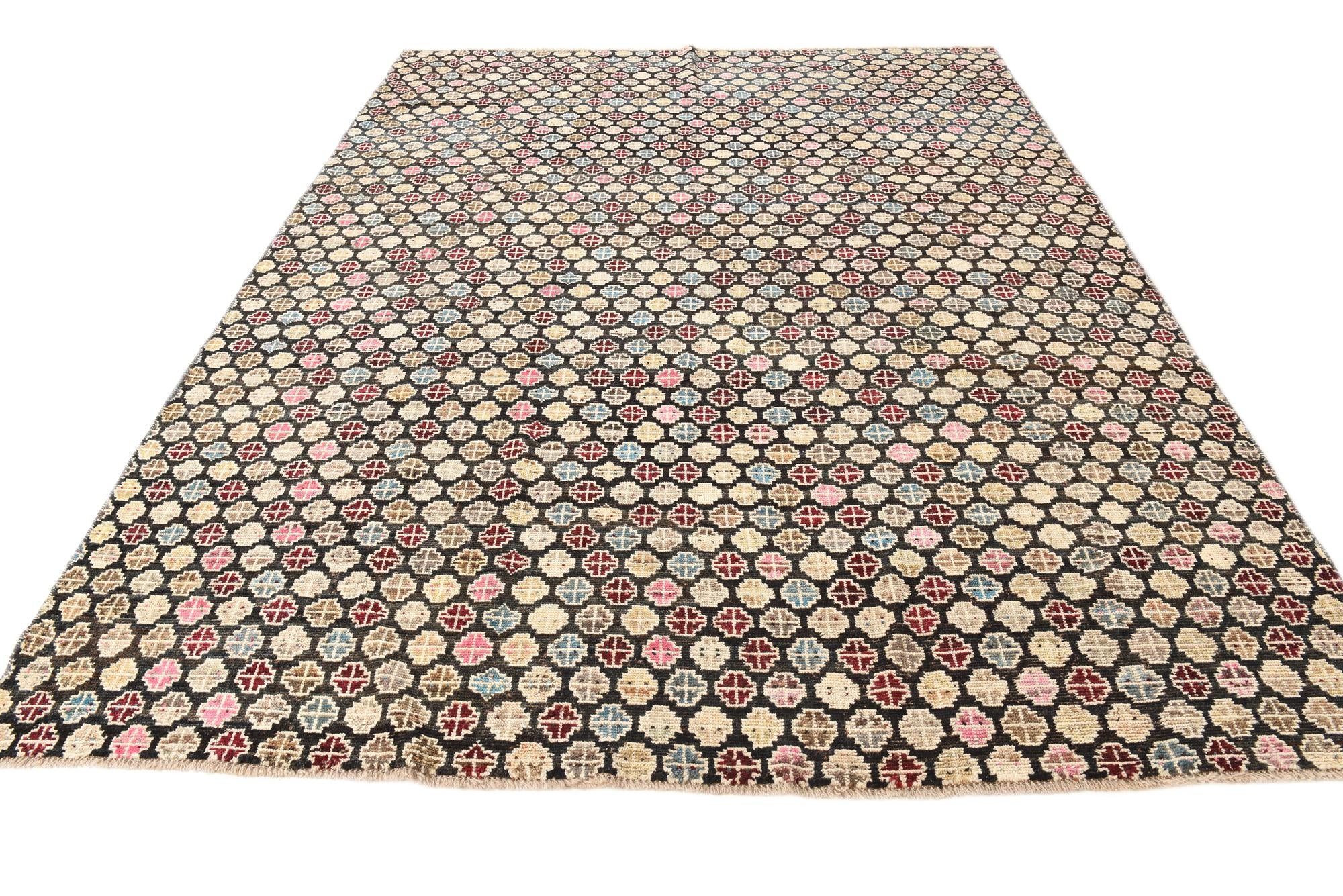 9' x 11' 7 Hand Knotted Darya Wool Rug