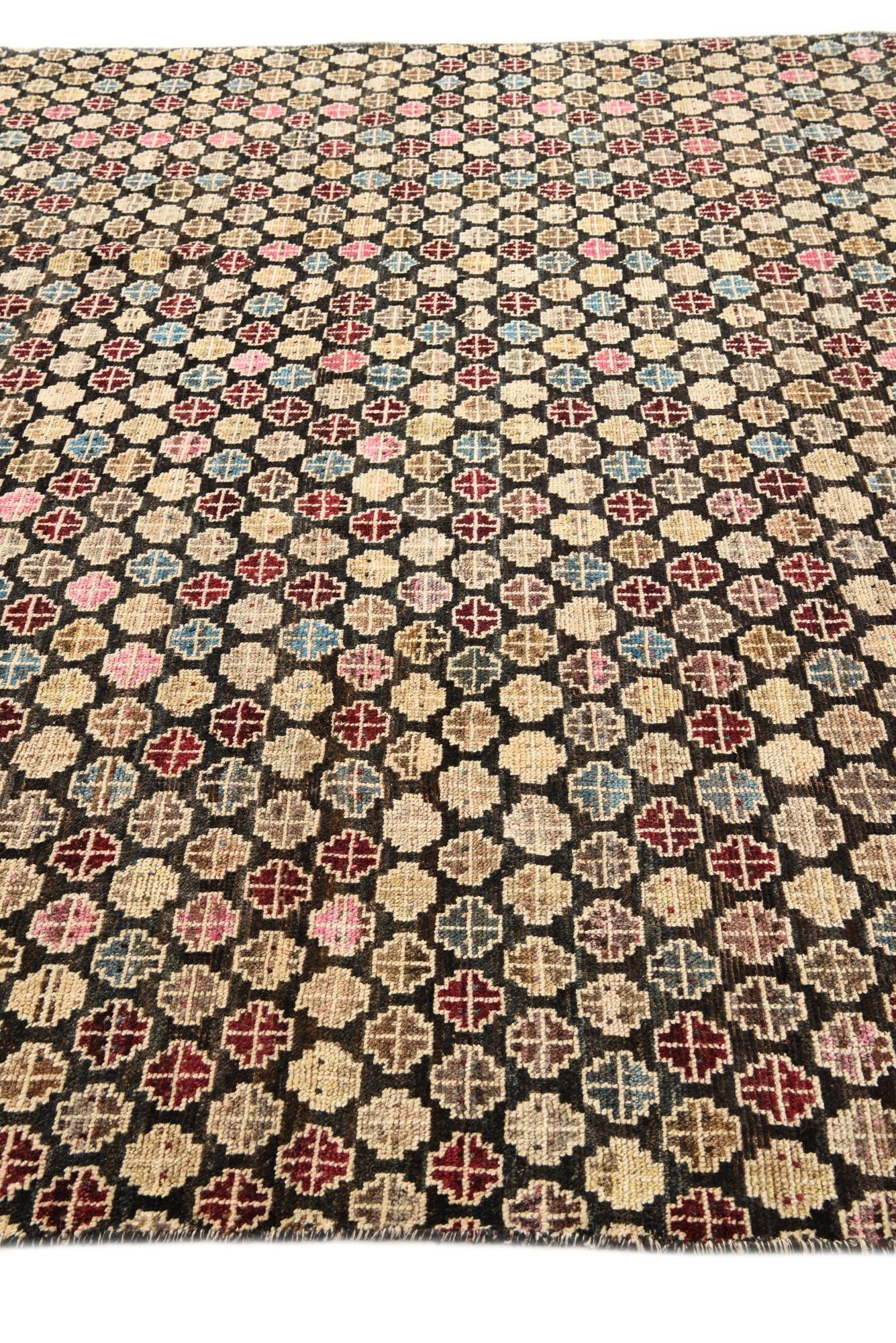 9' x 11' 7 Hand Knotted Darya Wool Rug