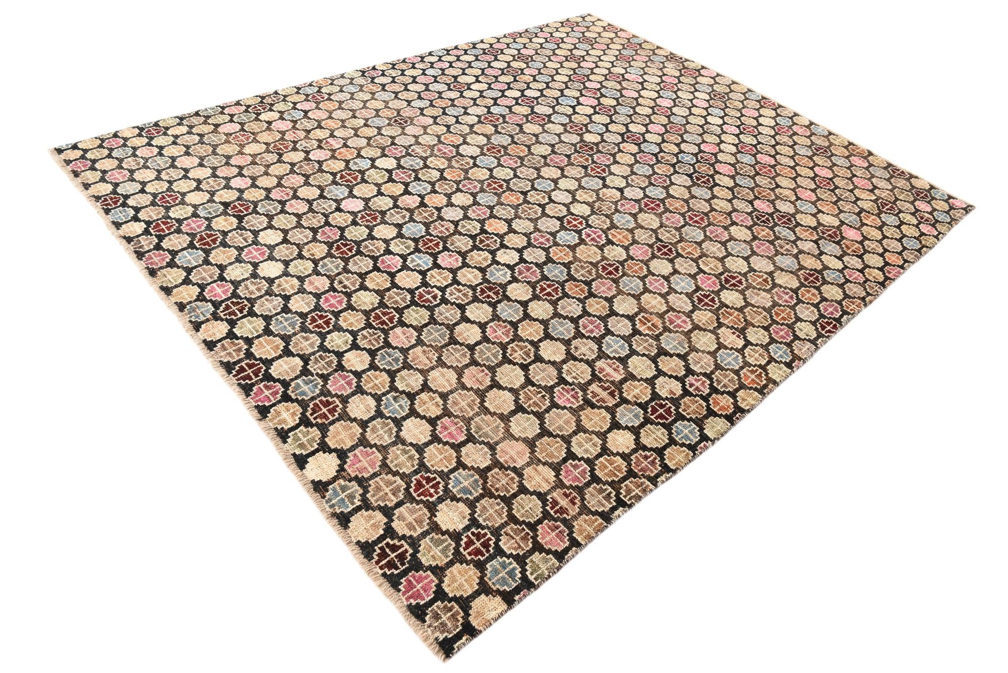 8' x 9' 10 Hand Knotted Darya Wool Rug