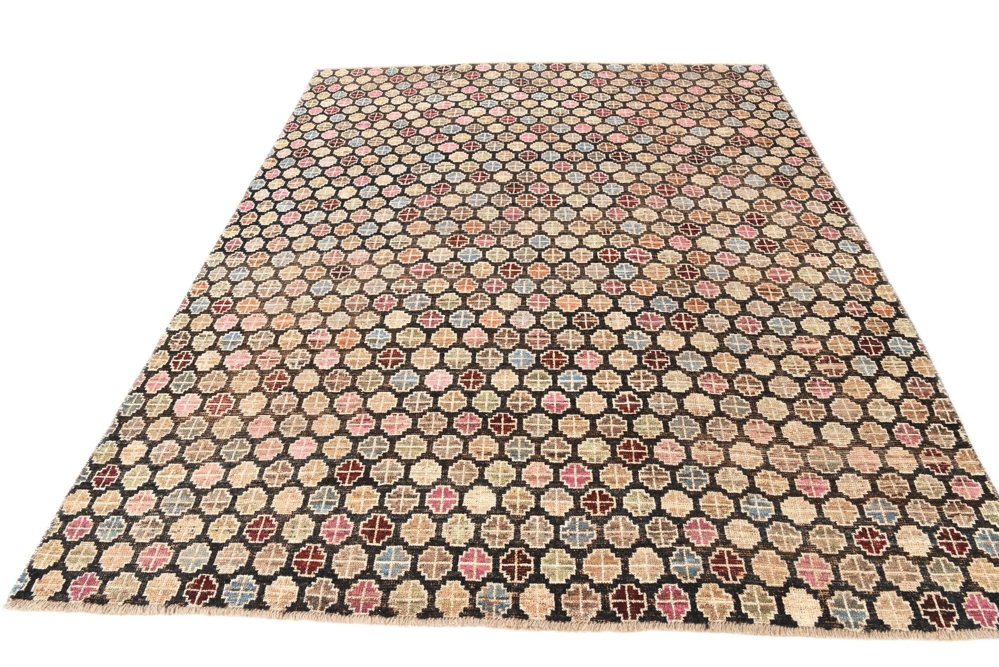 8' x 9' 10 Hand Knotted Darya Wool Rug