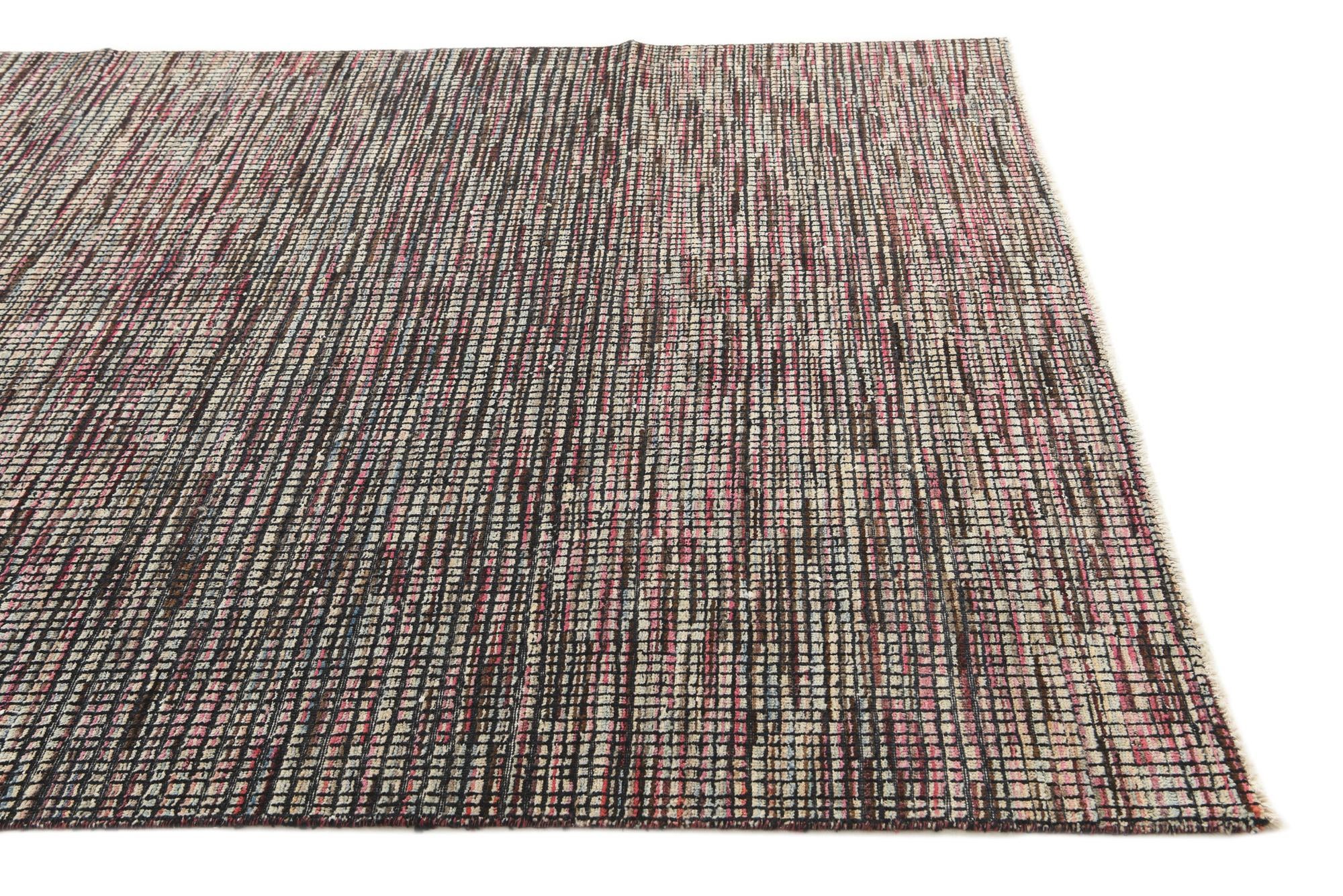 6' 8 x 10' Hand Knotted Darya Wool Rug
