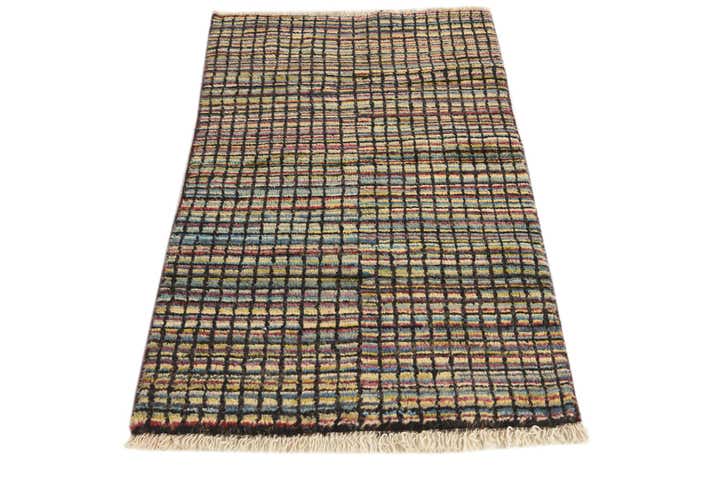 2' 6 x 4' Hand Knotted Darya Wool Rug