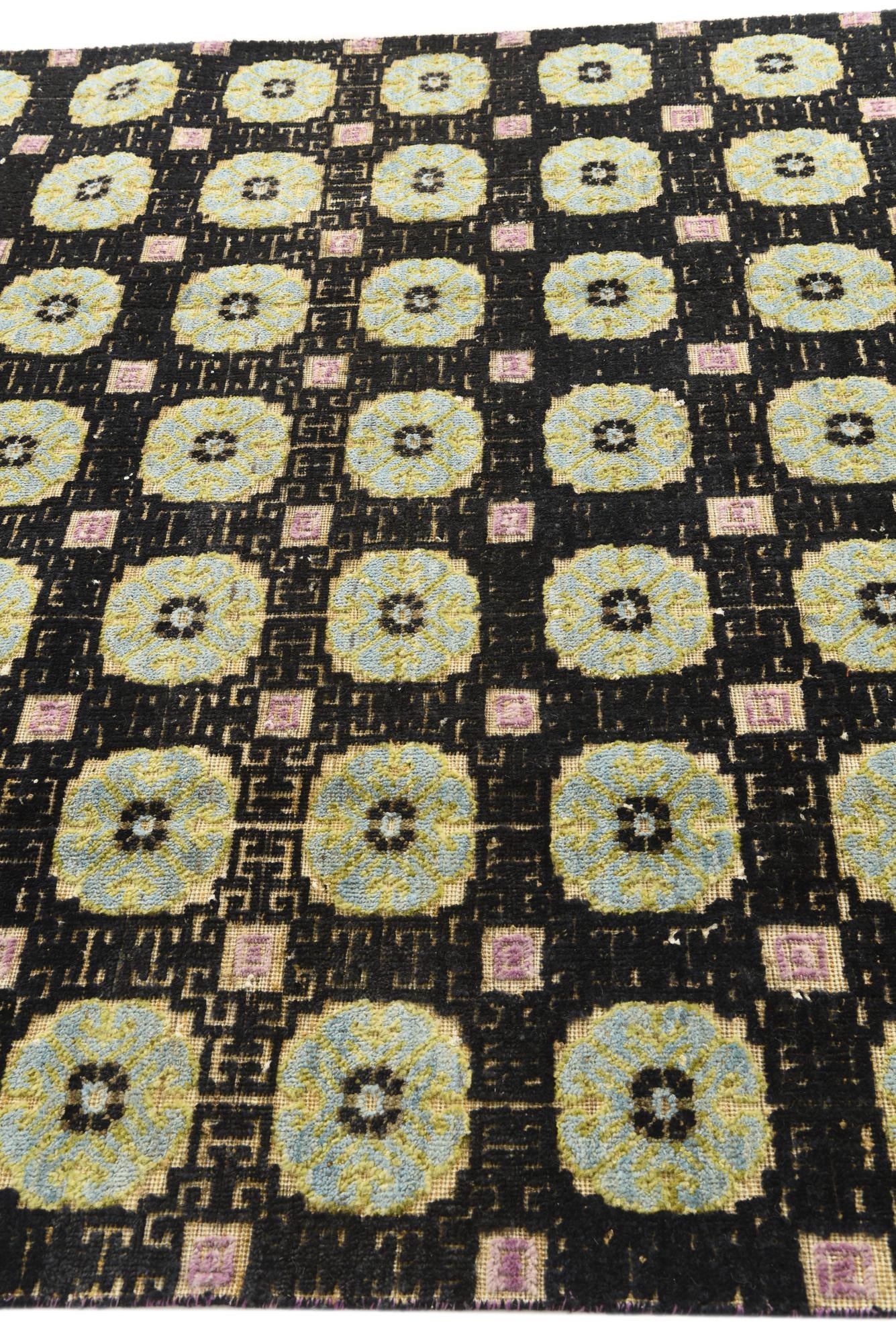 6' 5 x 10' 3 Hand Knotted Darya Wool Rug