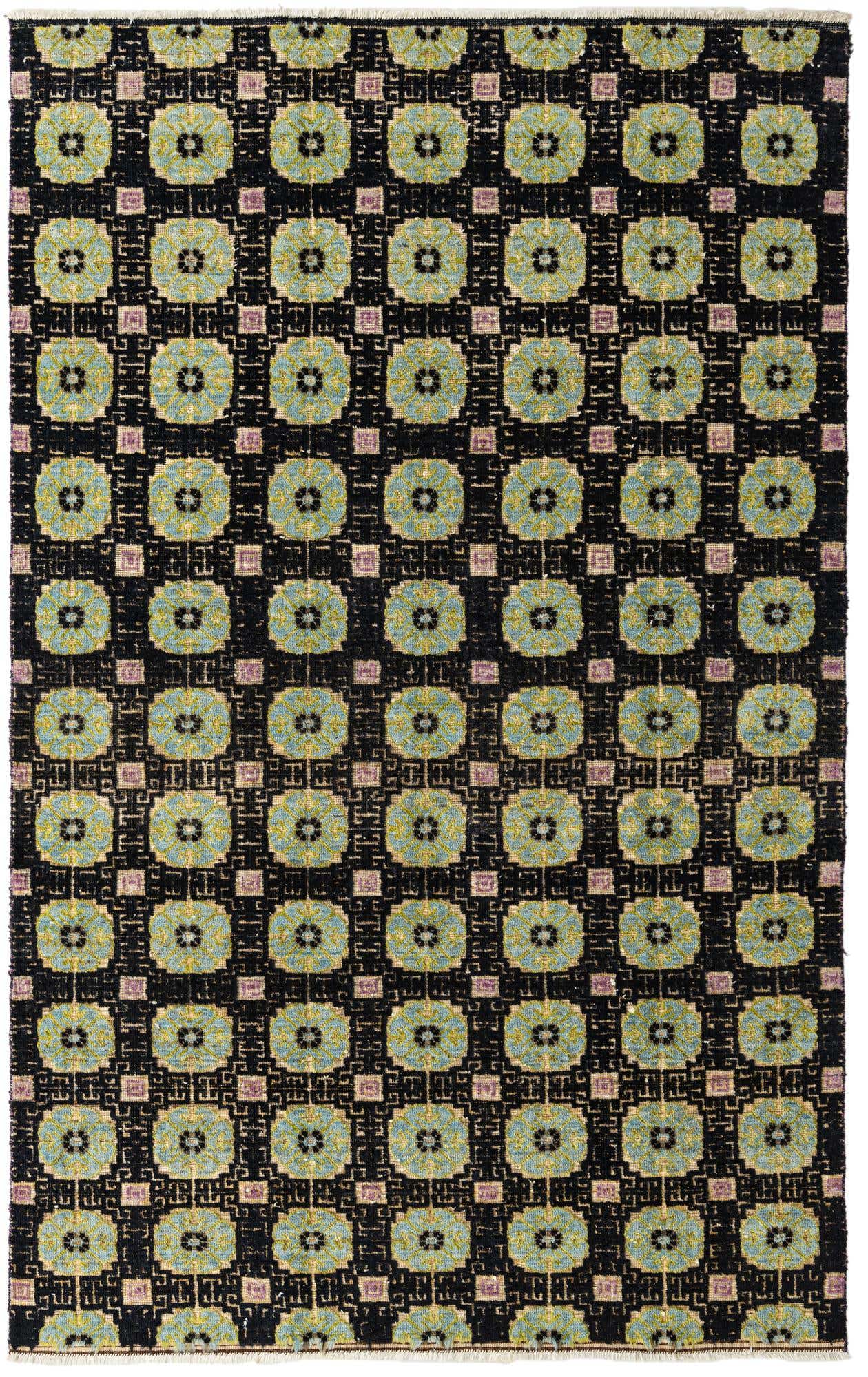 6' 5 x 10' 3 Hand Knotted Darya Wool Rug