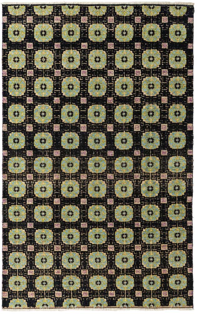 6' 5 x 10' 3 Hand Knotted Darya Wool Rug