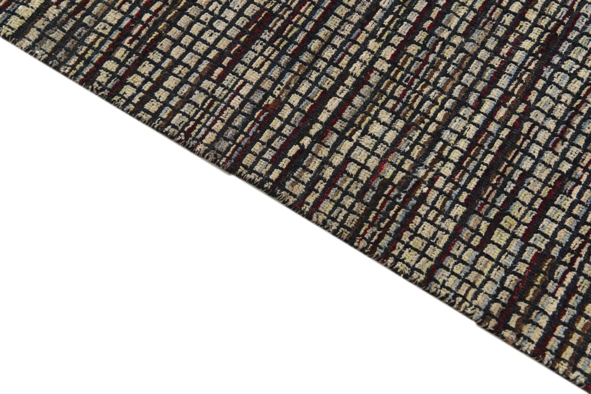 6' 7 x 10' 1 Hand Knotted Darya Wool Rug