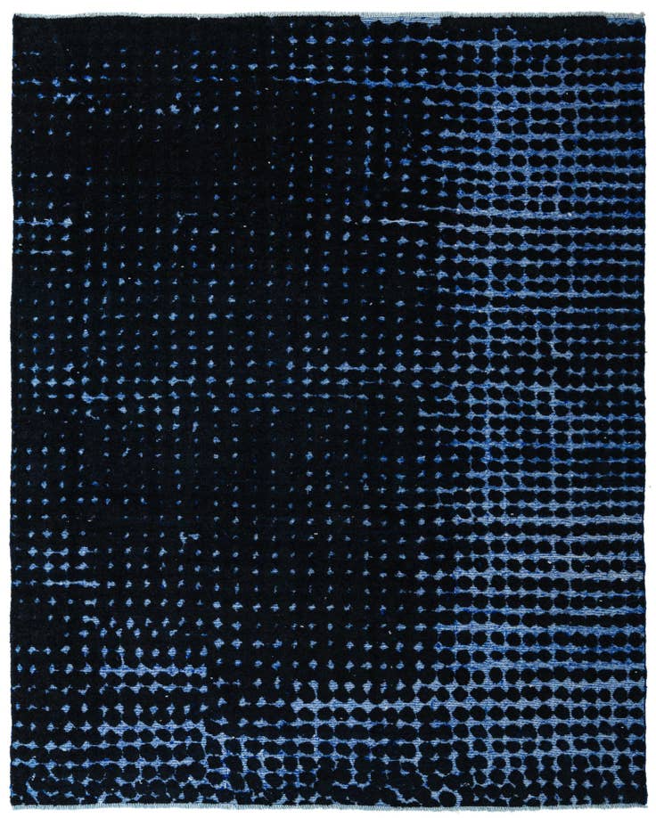 Detail image of 7' 8 x 9' 9 Hand Knotted Darya Wool Rug