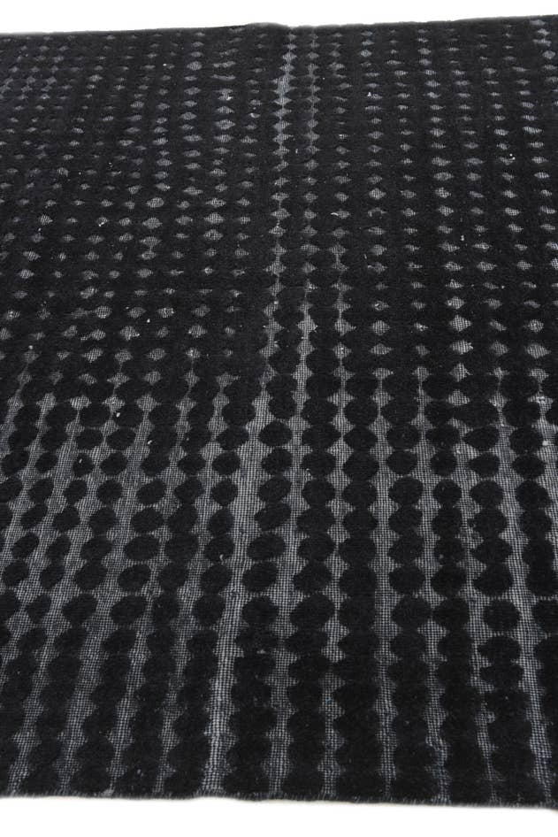 Detailfoto van 195cm x 305cm Handgeknoopt Darya Wol Vloerkleed