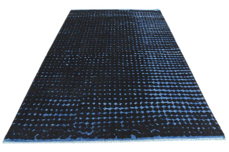 Detail image of 6' 5 x 10' 2 Hand Knotted Darya Wool Rug