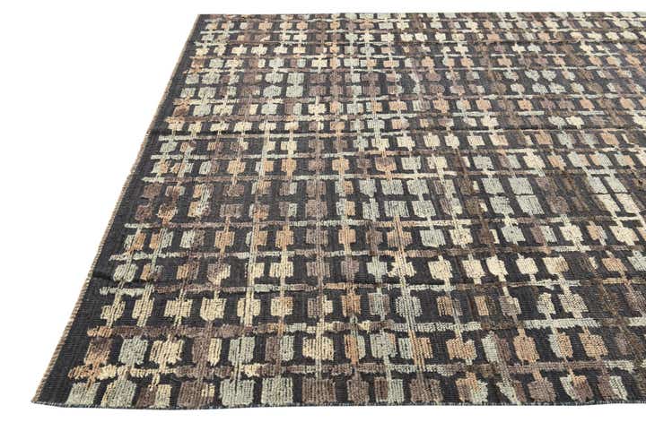 8' x 10' 9 Hand Knotted Darya Wool Rug