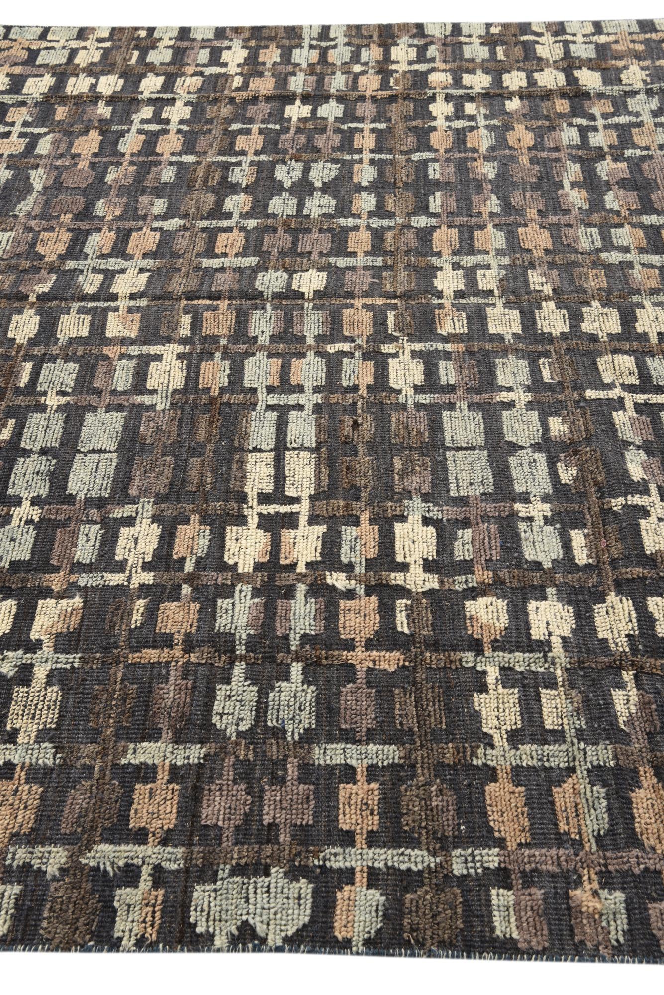 8' x 10' 9 Hand Knotted Darya Wool Rug
