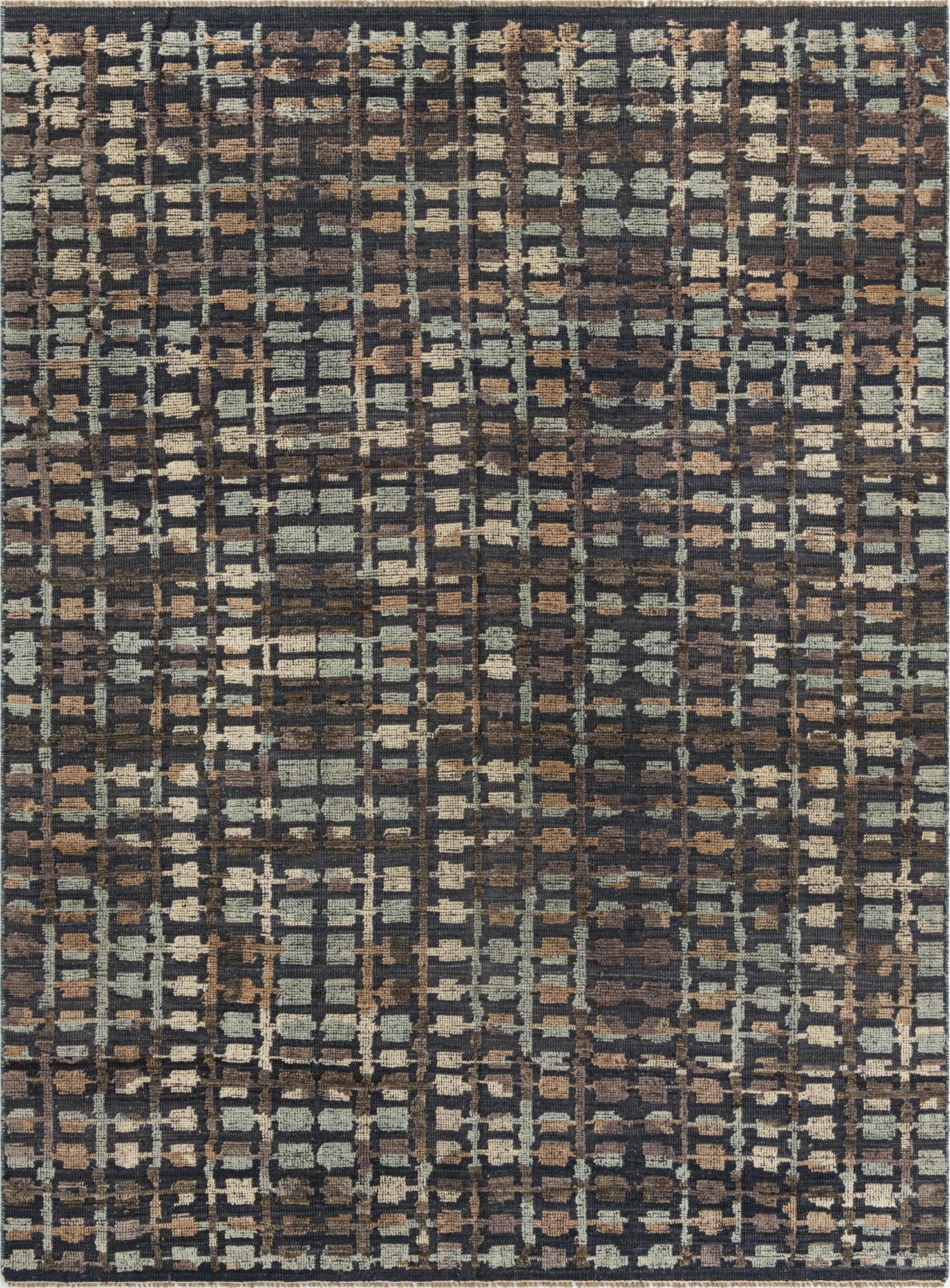 8' x 10' 9 Hand Knotted Darya Wool Rug