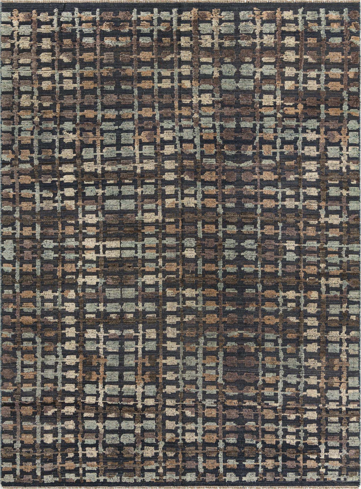 8' x 10' 9 Hand Knotted Darya Wool Rug