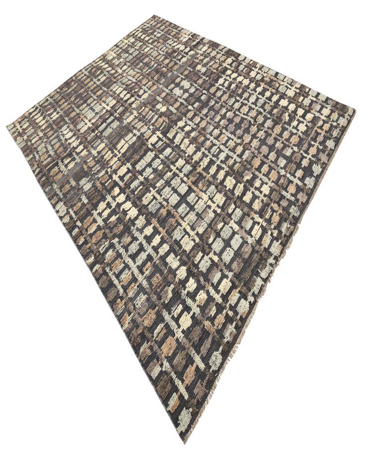 Detail image of 8' x 10' 5  Hand Knotted Darya Wool Rug