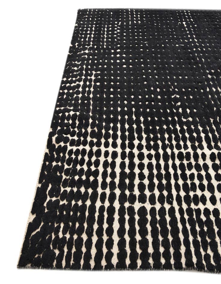 Detail image of 8' 10 x 12'  Hand Knotted Darya Wool Rug