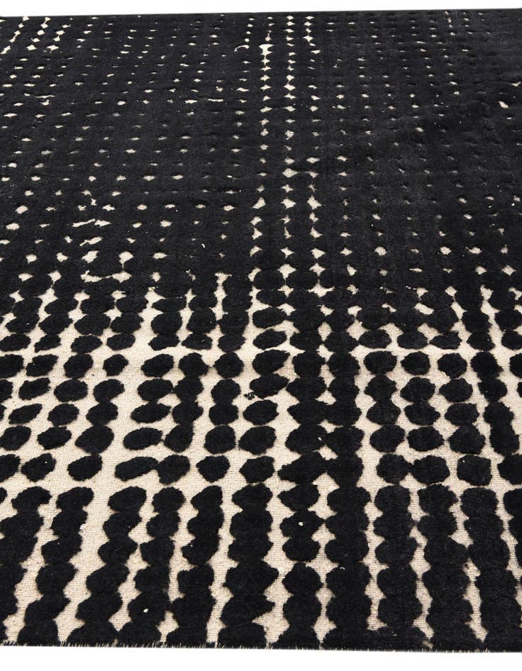Detail image of 8' 10 x 12'  Hand Knotted Darya Wool Rug