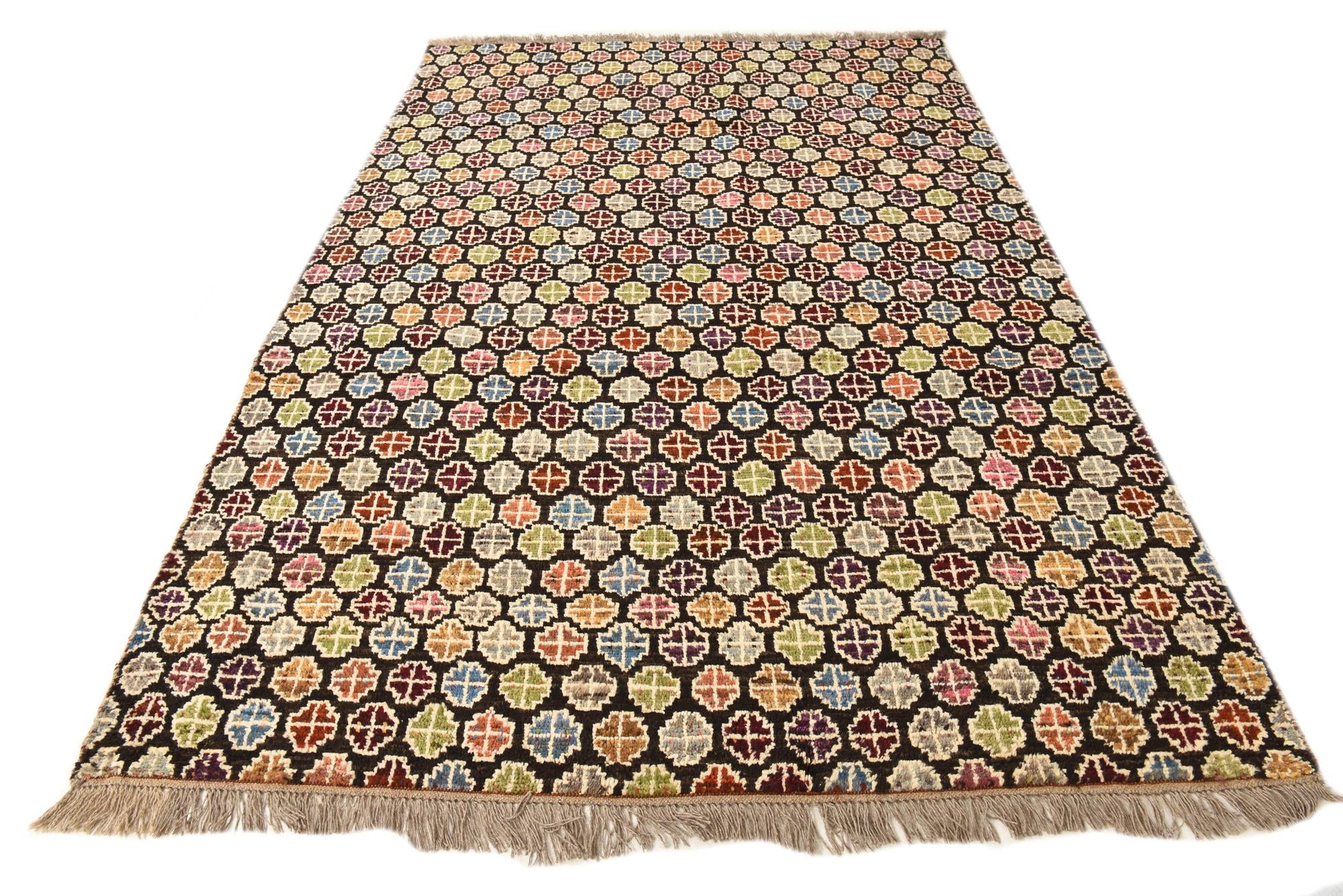 6' 2 x 9' Hand Knotted Darya Wool Rug