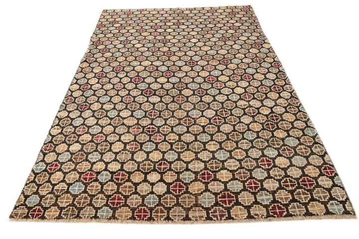 6' x 9' 1 Hand Knotted Darya Wool Rug