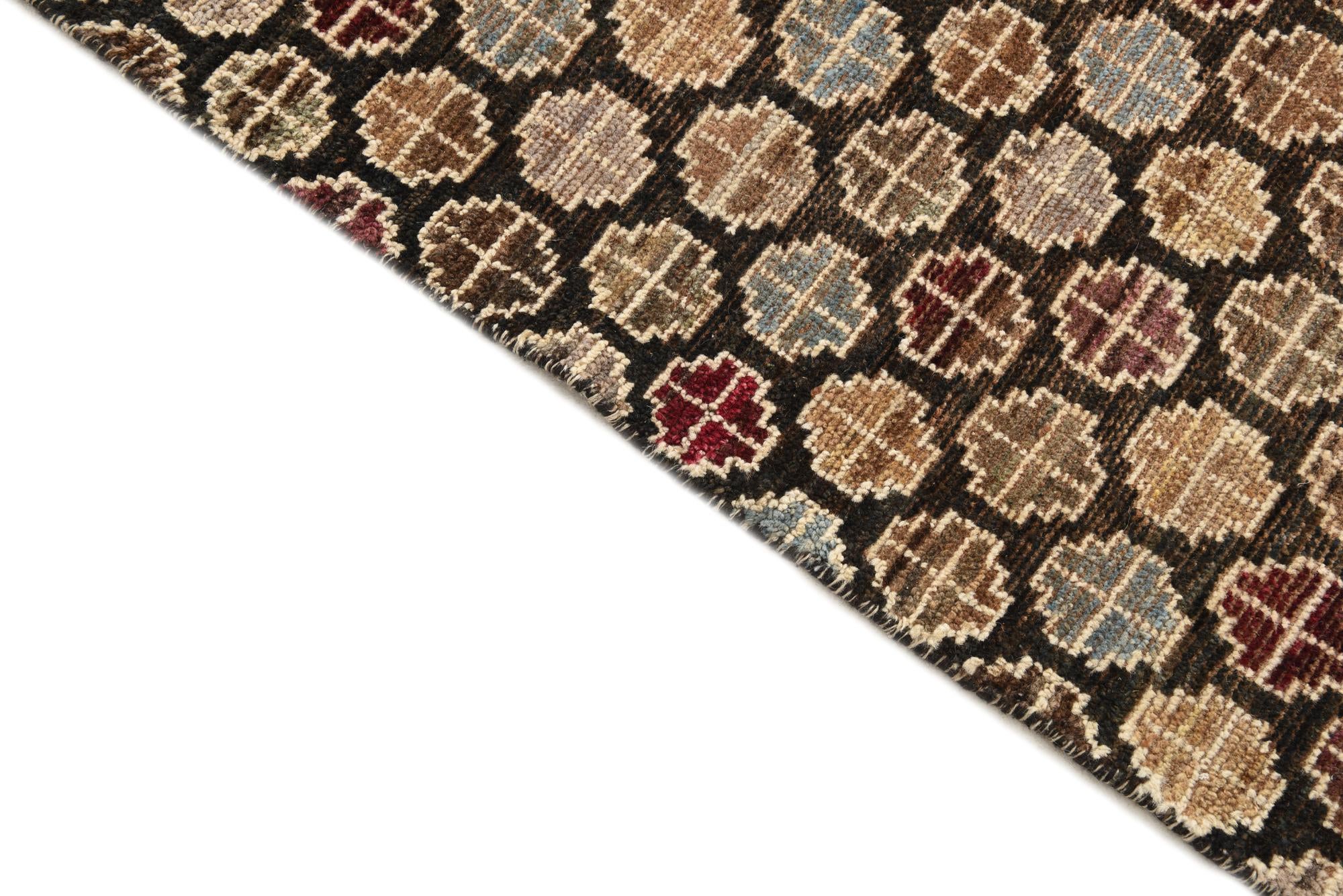 6' x 9' 1 Hand Knotted Darya Wool Rug