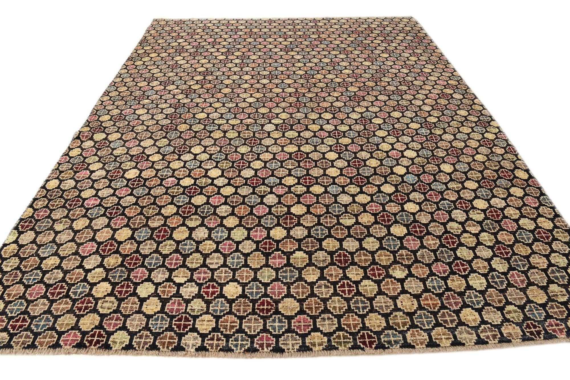 9' x 12' 2 Hand Knotted Darya Wool Rug