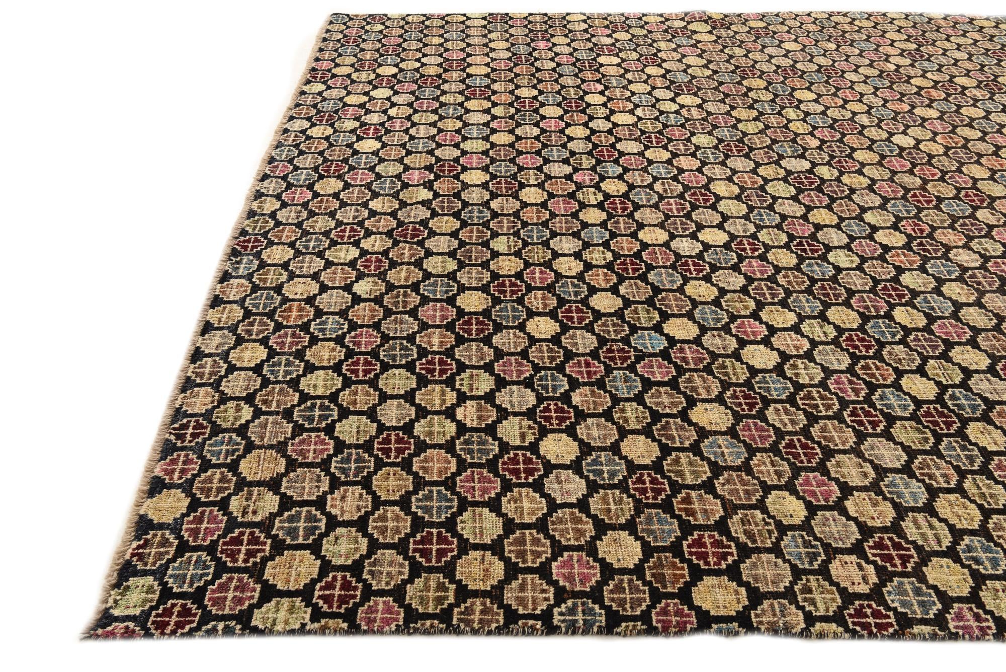 9' x 12' 2 Hand Knotted Darya Wool Rug