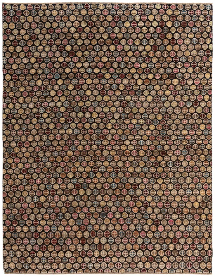 Detail image of 9' x 12' 2 Hand Knotted Darya Wool Rug