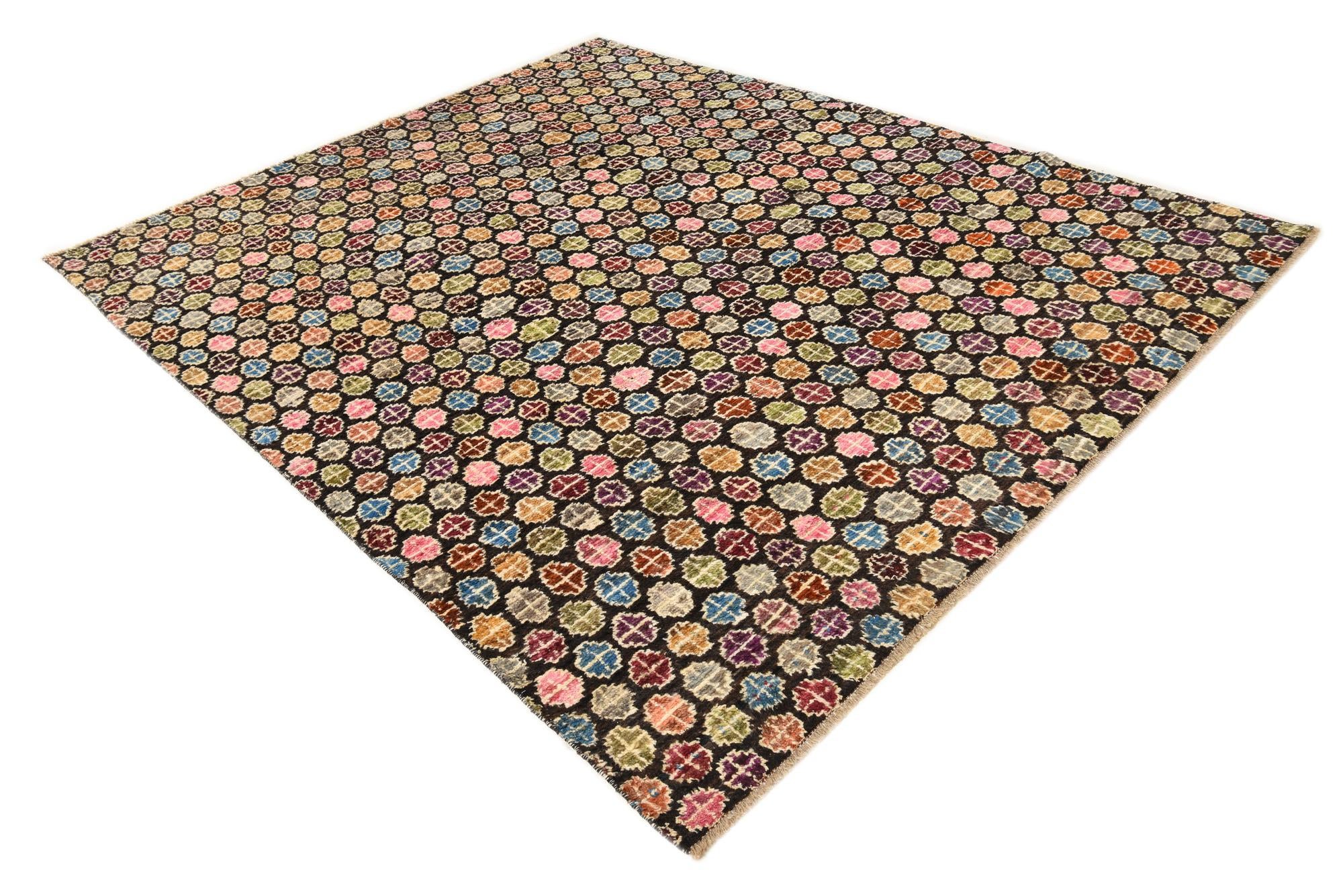 8' x 9' 10 Hand Knotted Darya Wool Rug
