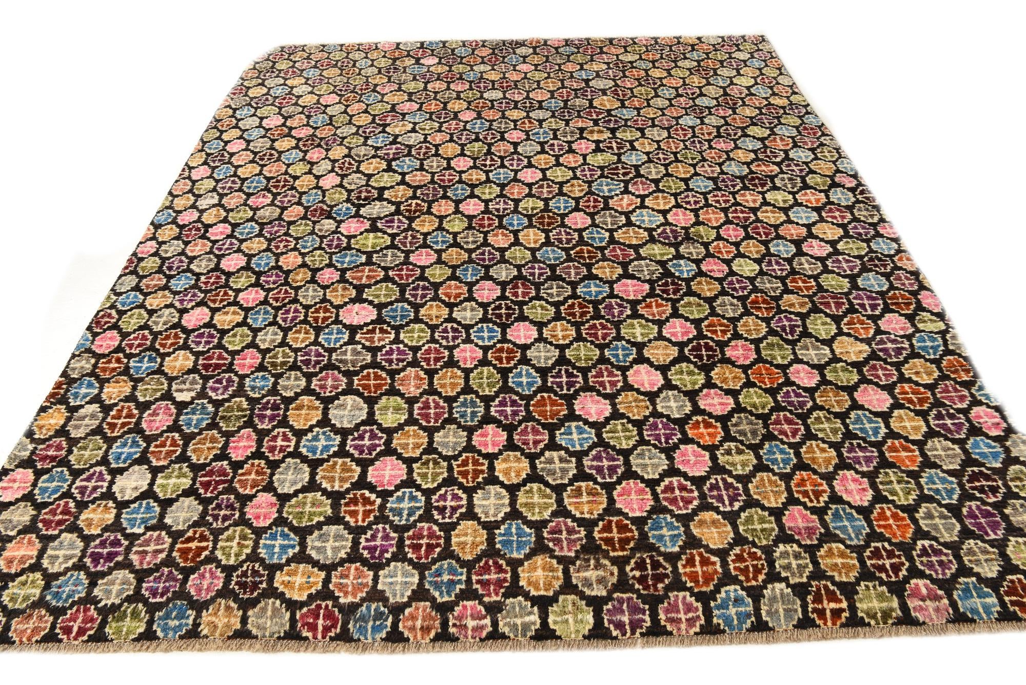 8' x 9' 10 Hand Knotted Darya Wool Rug