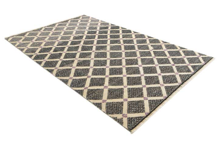 6' 5 x 10' 2 Hand Knotted Darya Wool Rug