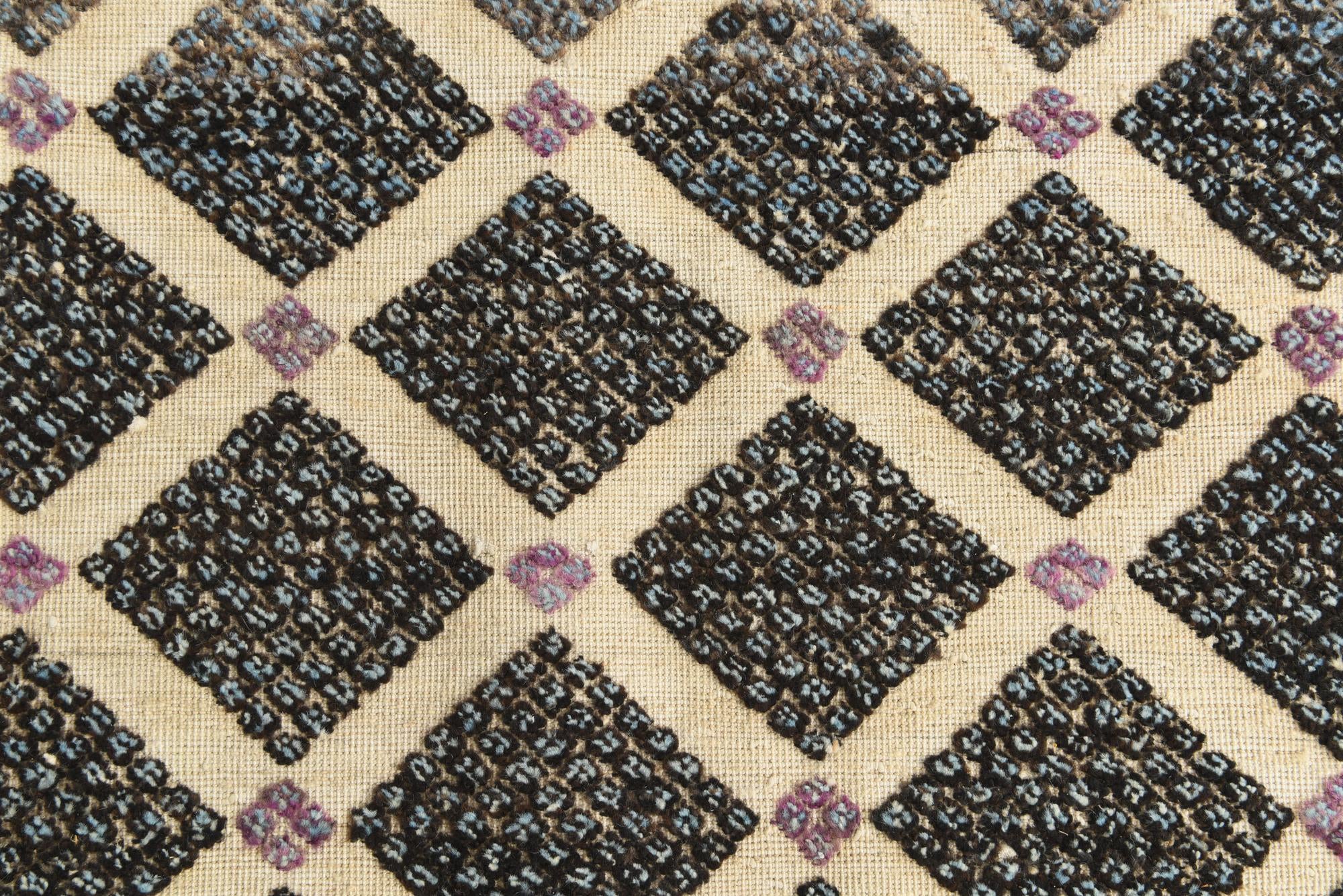 6' 5 x 10' 2 Hand Knotted Darya Wool Rug