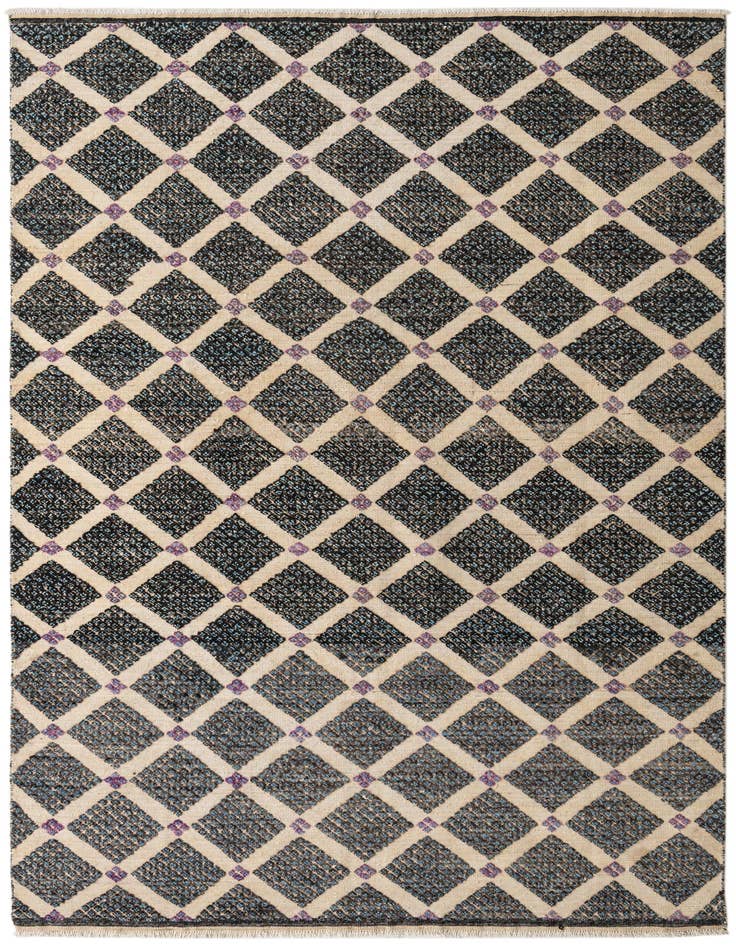 Detail image of 6' 5 x 10' 2 Hand Knotted Darya Wool Rug