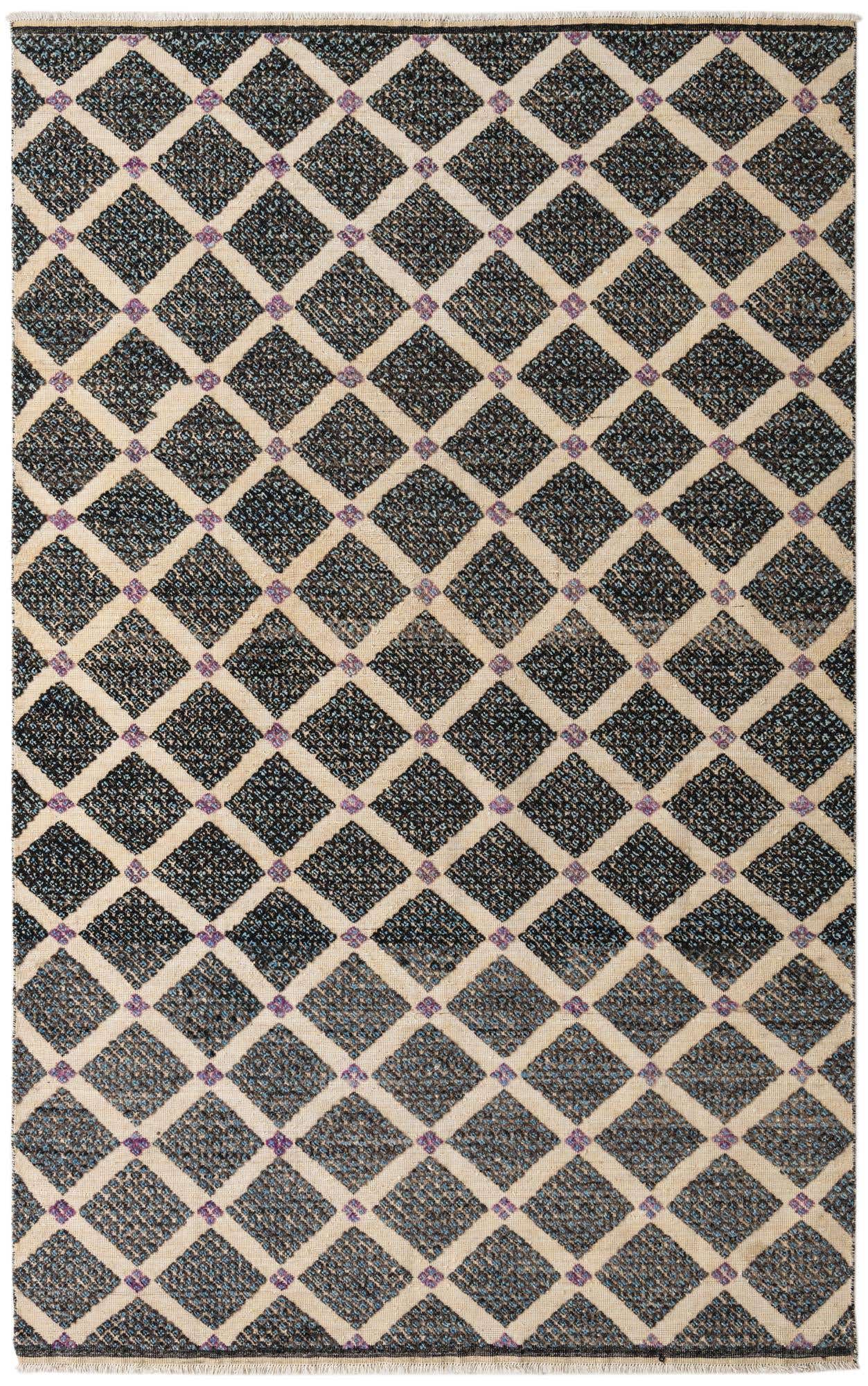 6' 5 x 10' 2 Hand Knotted Darya Wool Rug