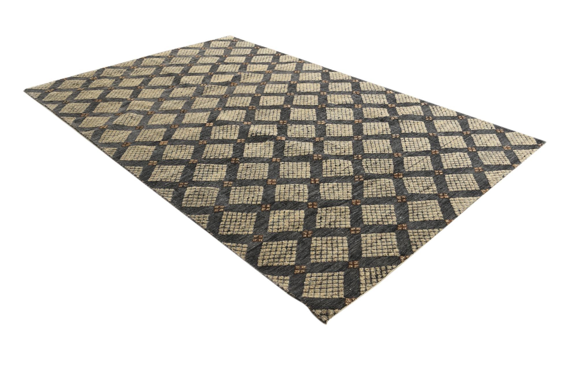 6' 6 x 10' 1 Hand Knotted Darya Wool Rug