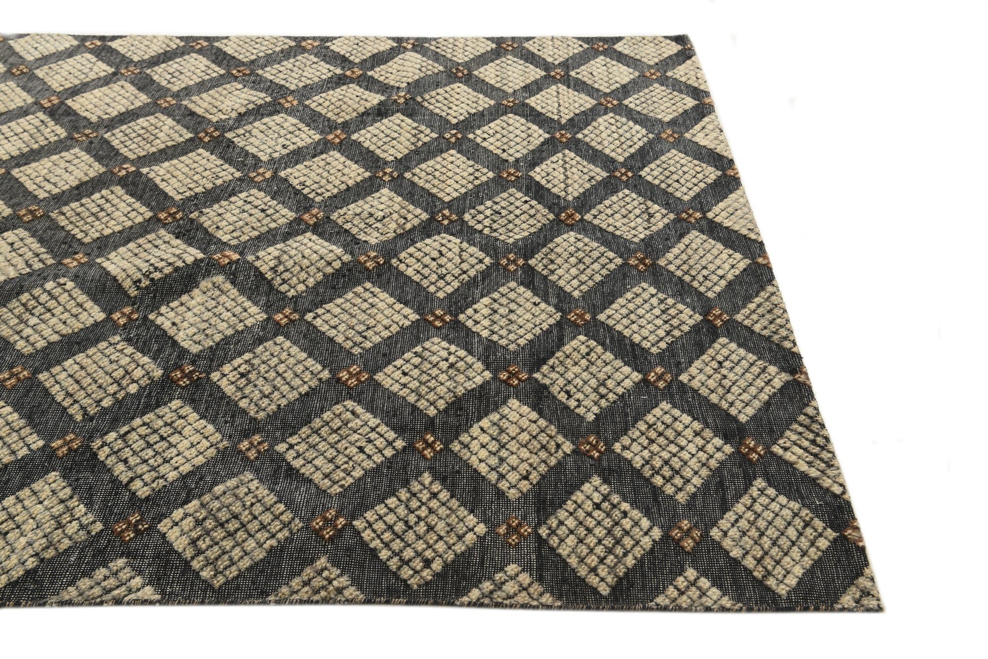 6' 6 x 10' 1 Hand Knotted Darya Wool Rug
