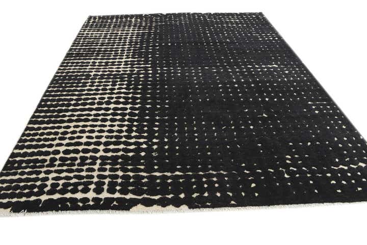 8' x 10' Hand Knotted Darya Wool Rug