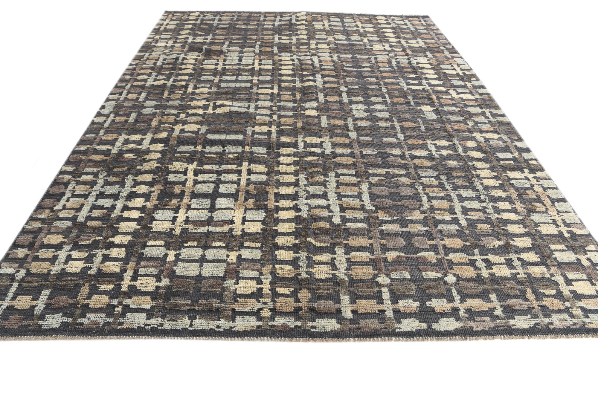 8' 1 x 10' 2 Hand Knotted Darya Wool Rug
