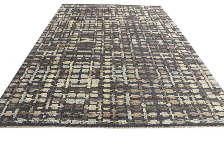 8' 1 x 10' 2 Hand Knotted Darya Wool Rug
