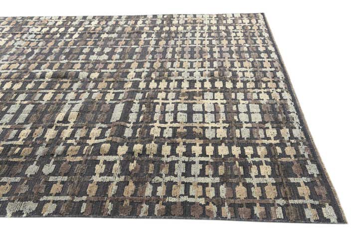 8' 1 x 10' 2 Hand Knotted Darya Wool Rug
