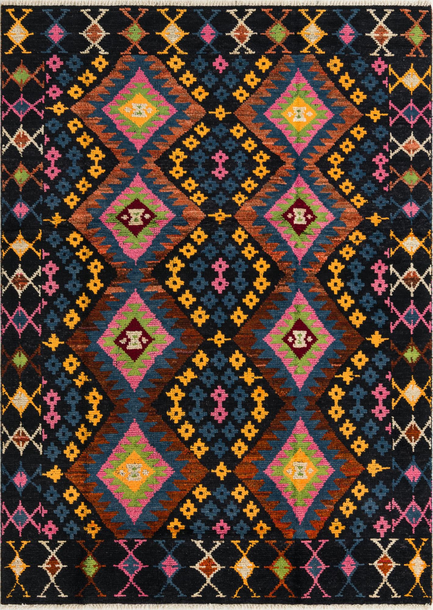 5' 8 x 8' Hand Knotted Darya Rug